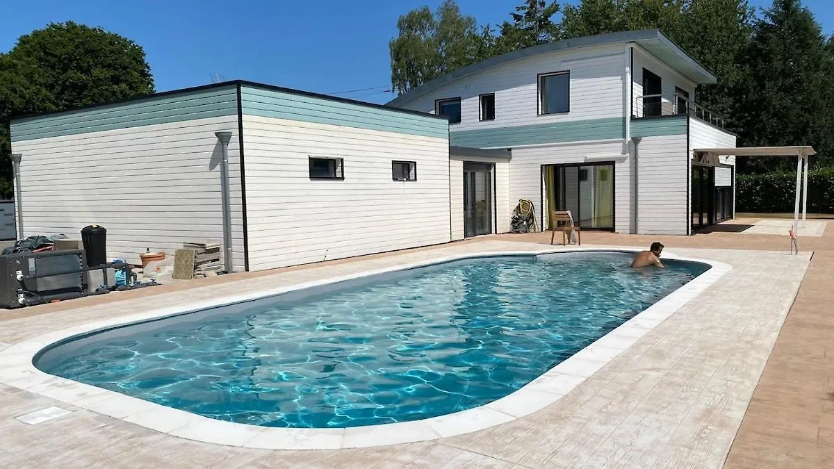 Сasa de vacaciones Maison Melusine Ossature Bois Foret De Broceliande Néant-sur-Yvel Francia